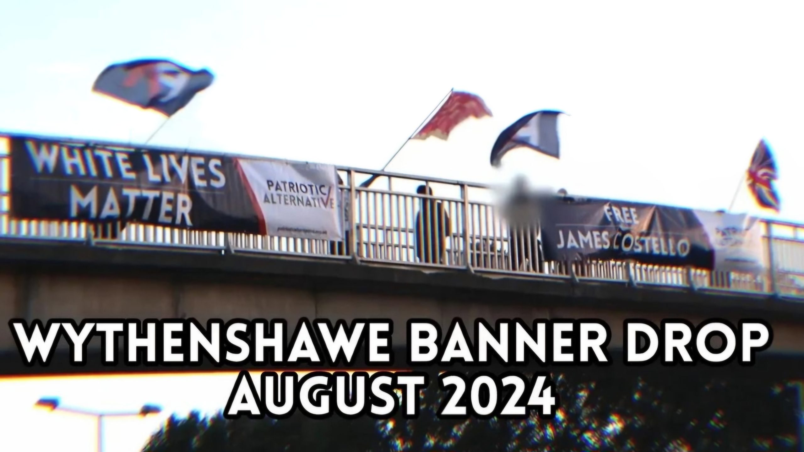 Wythenshawe Banner Drop August 2024