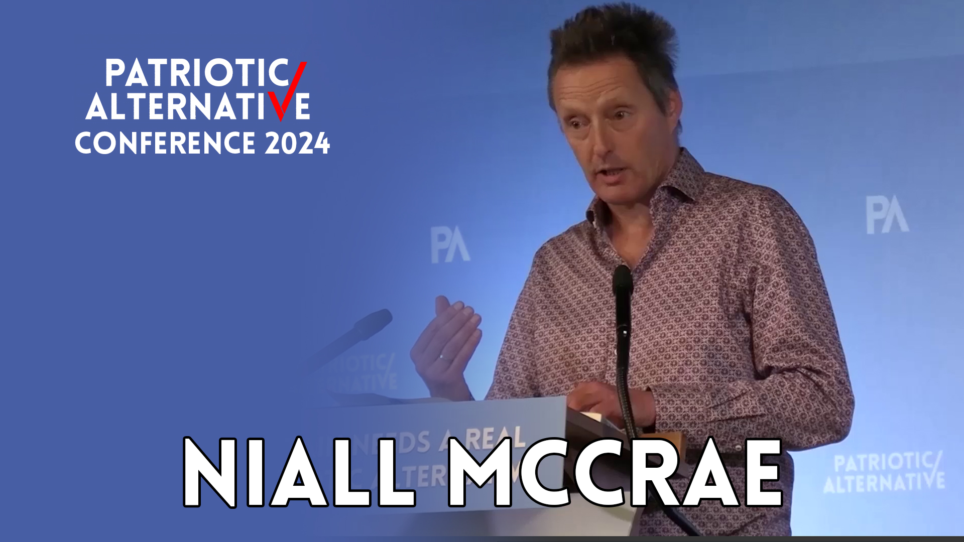 Workers of England Union – Niall McCrae 2024 PA Conference Speech