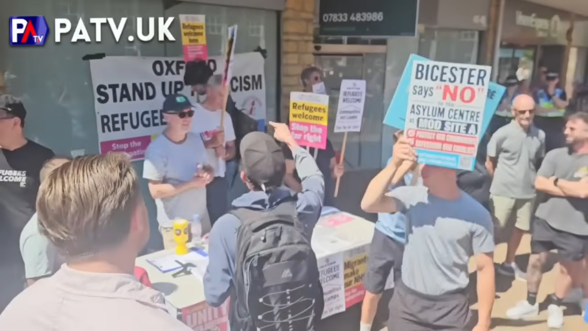 Open-border Extremists Chased Out of Bicester by Angry Locals